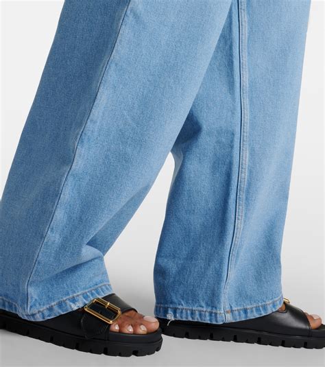 pantalone smoking prada|prada wide leg jeans.